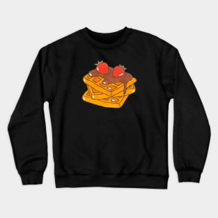 Waffles time//Drawing for fans Crewneck Sweatshirt